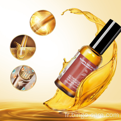 Huile capillaire réparatrice à l&#39;huile d&#39;argan anti UV